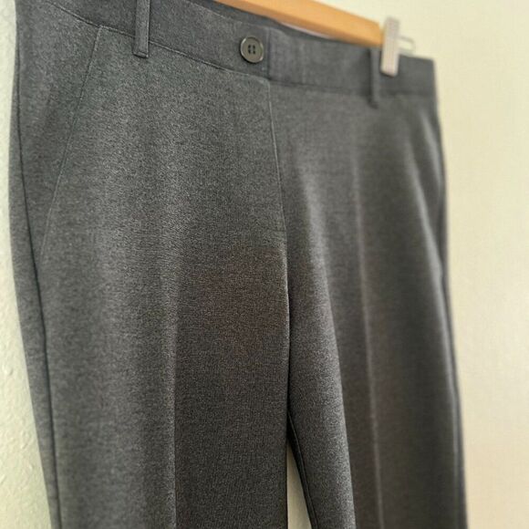 Betabrand Classic Dress Pant Yoga Pant | Straight (Charcoal) Size S - Picture 2 of 6
